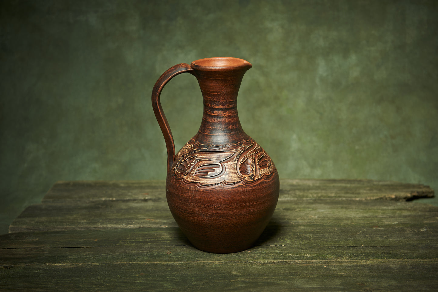 Handmade Ceramic Pitcher Water Jug - Perfect Wine Lover's Gift - clayproductsshop