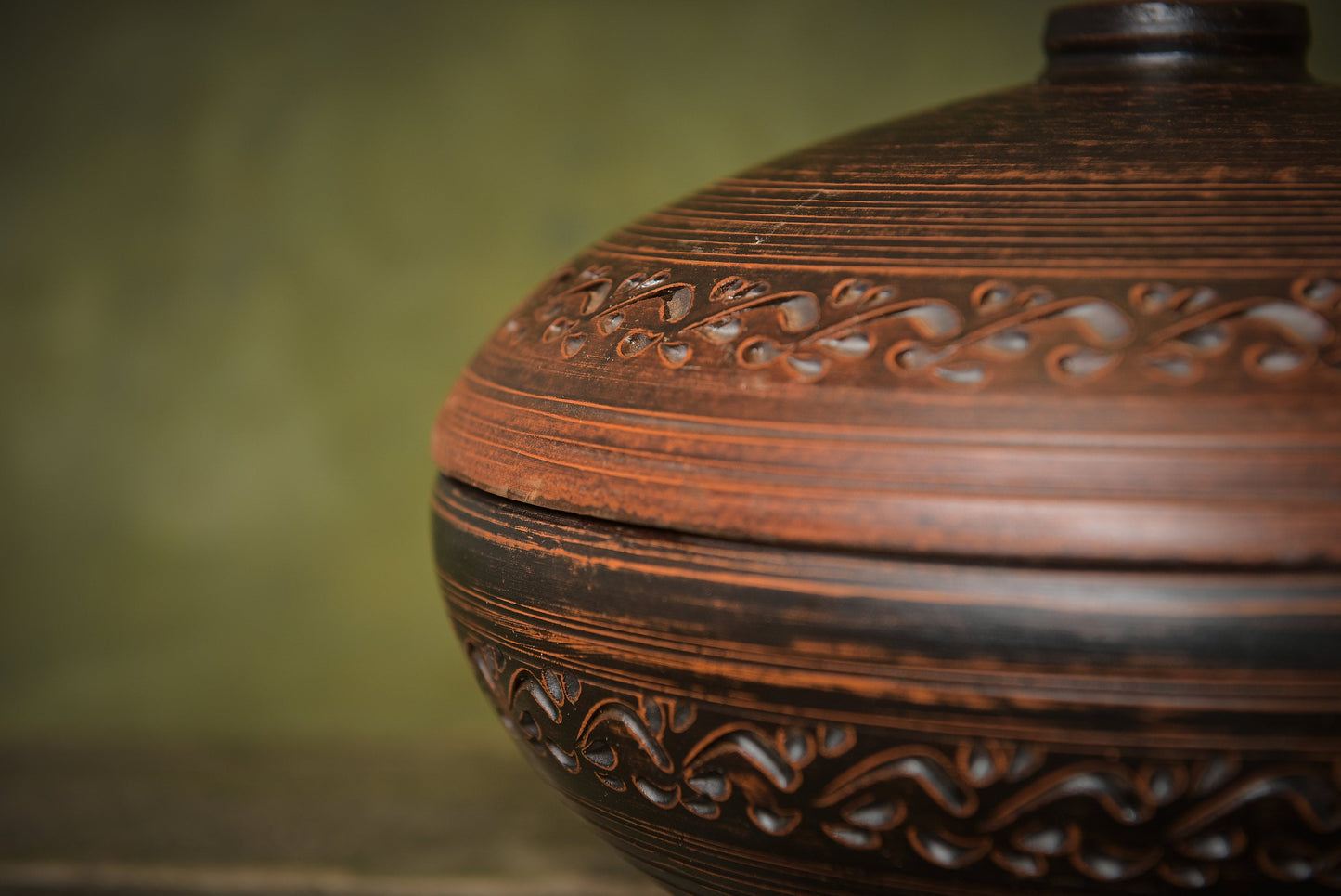 Ceramic cooking pot baking dish with lid clay rice pot handmade pottery round oven pilaf pot kitchen gift