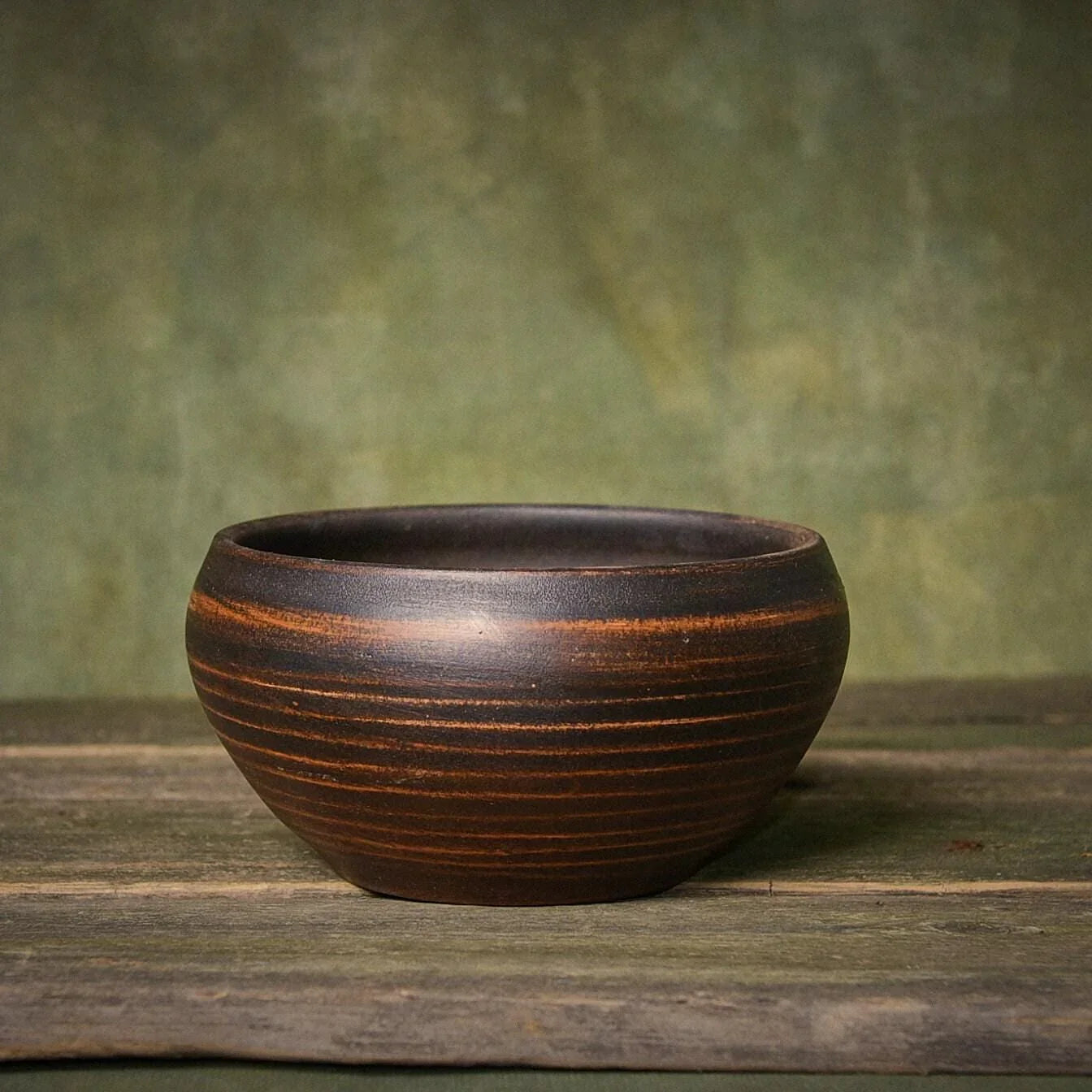 Large Handmade Ceramic Soup Bowl – Unglazed Ukrainian Pottery Dinner Dish - clayproductsshop