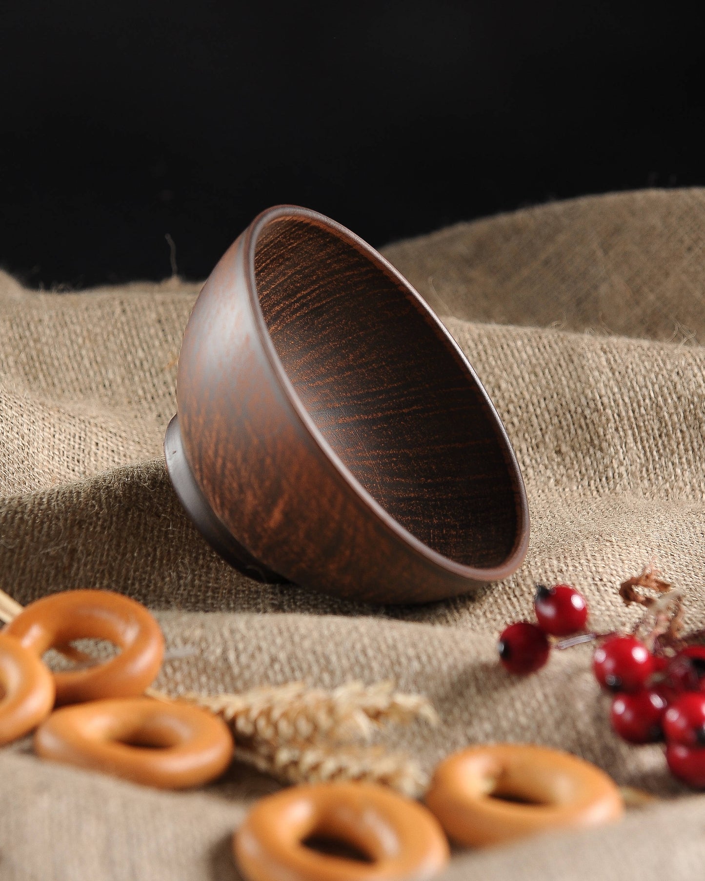 Ceramic Bowl Clay Tureen Dish Plate of Red Clay Matcha Bowl Brown Plate Pottery Ceramic handmade - clayproductsshop