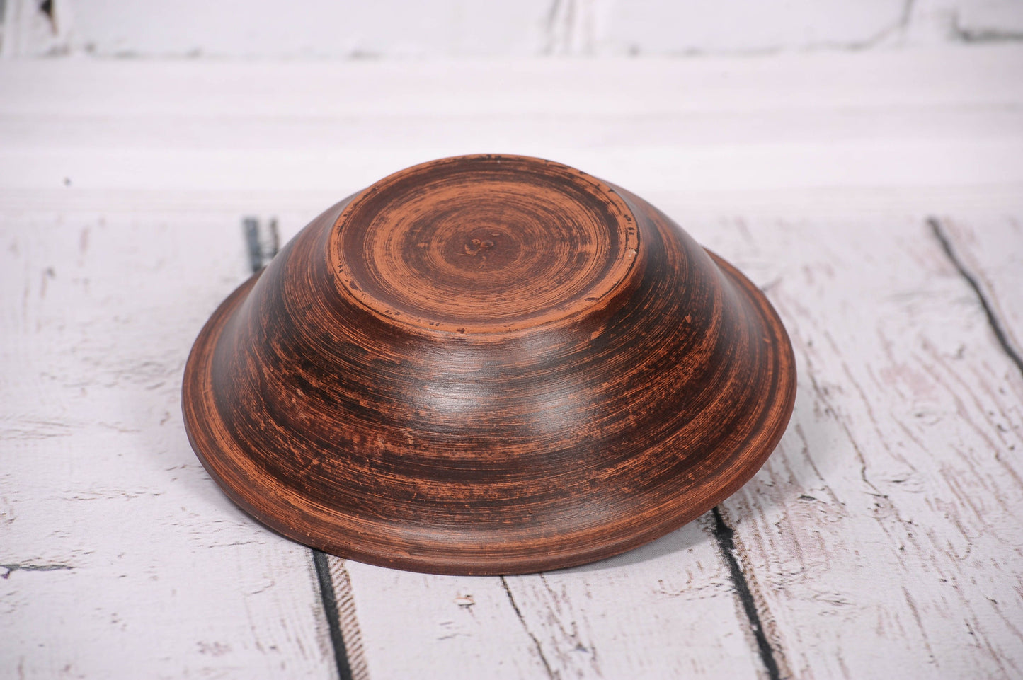 Handmade Clay Bowl Ceramic Plates Handcrafted Pottery Clay Cookware Plate for Soup Rustic Soup Bowl Tureen - clayproductsshop