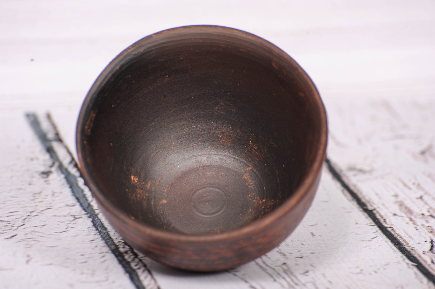 Handmade Clay Drinking Bowl Earthenware Bowl Tea Ceremony Rustic Soup Tureen Dish Red Clay Plate Brown Plate Pottery Ceramic - clayproductsshop