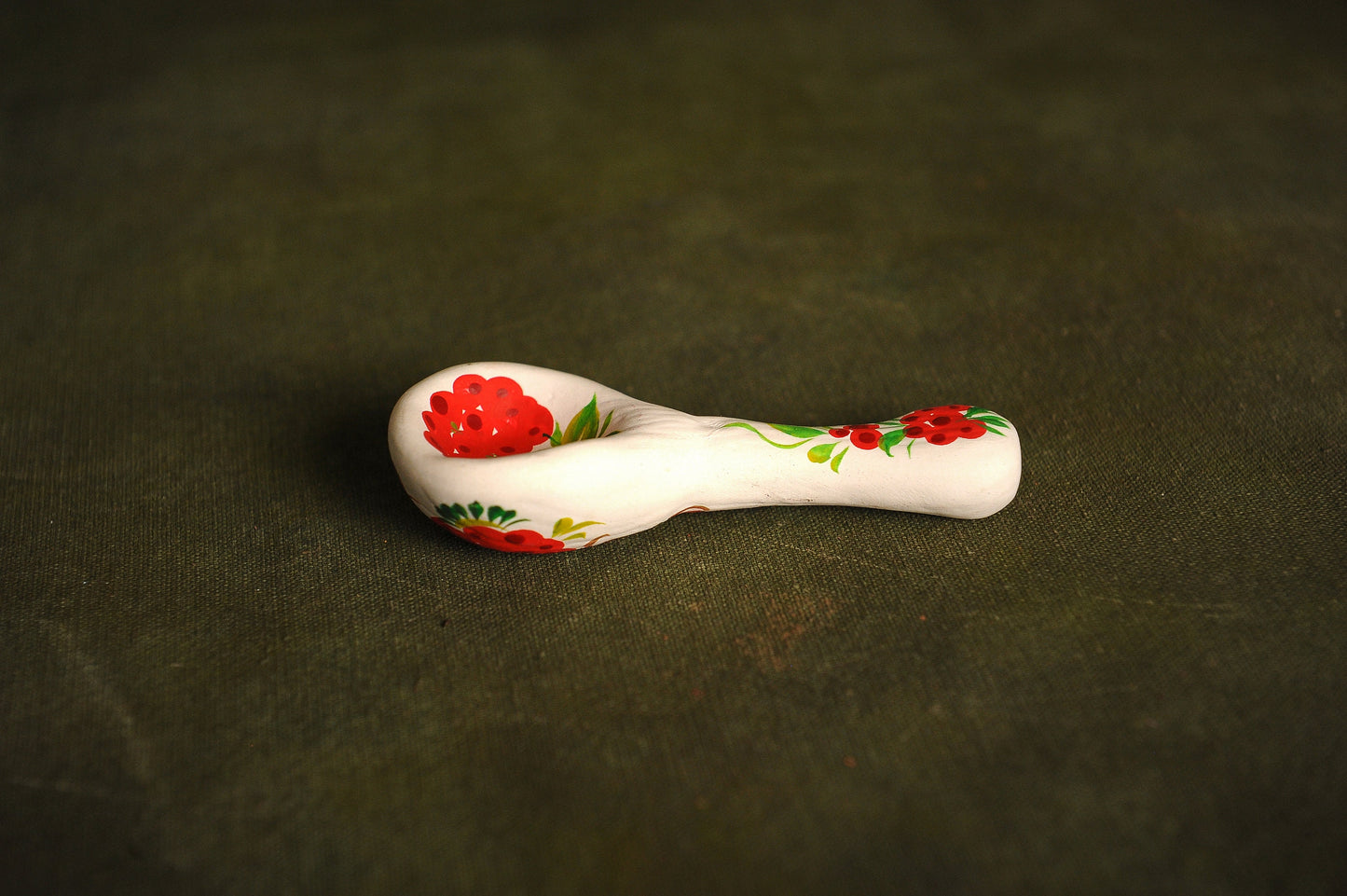 Hand Painted Small Spoon Ceramic Unique Pottery Spoon Kitchen Gift Utensils Decor Dinnerware - clayproductsshop