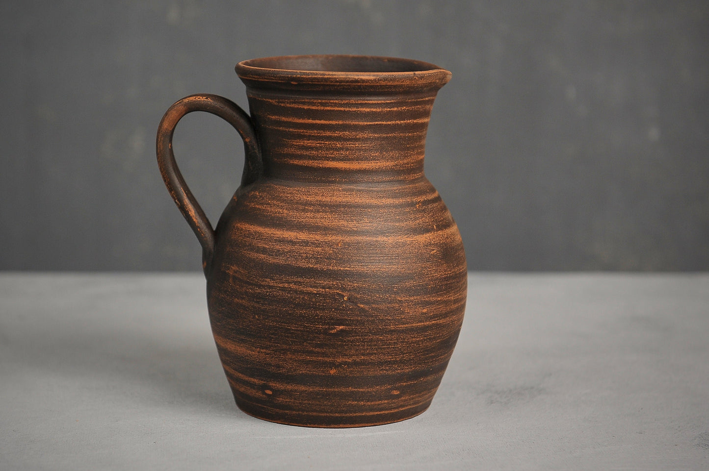 Ceramic milk jug with handle creamer pitcher vase ceramic vessel for water wine pitcher milk jar handmade housewarming gift - clayproductsshop