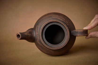 Handmade Ceramic Teapot for Tea Ceremony – 1000ml Artisan Pottery Kettle