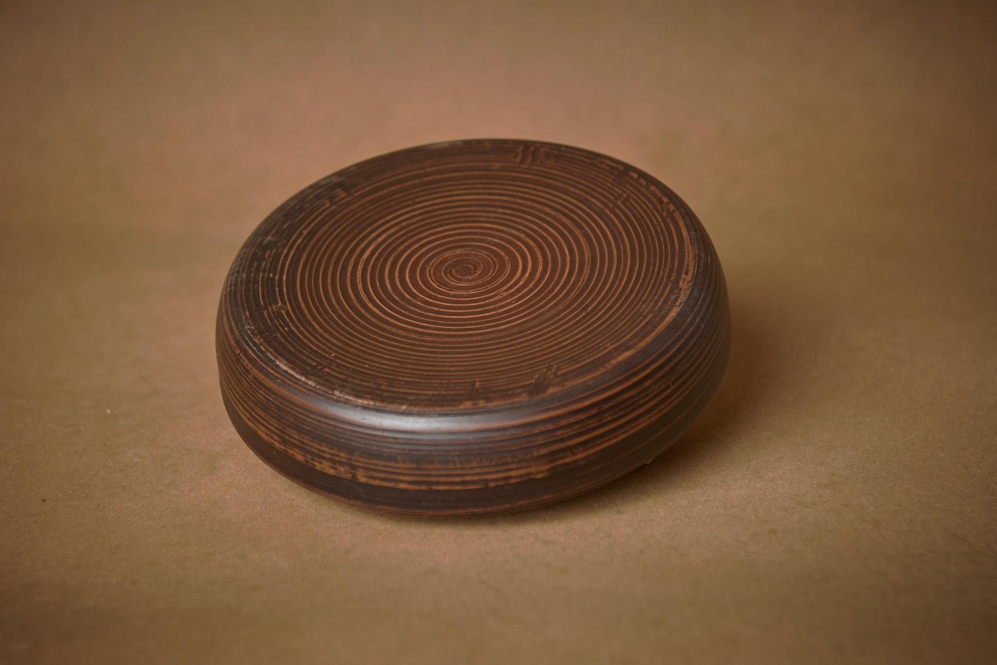 Ceramic Baking Pan Round Plate For Pancakes Handcrafted Pottery Gift Clay Baker - clayproductsshop