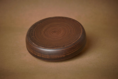 Ceramic Baking Pan Round Plate For Pancakes Handcrafted Pottery Gift Clay Baker - clayproductsshop