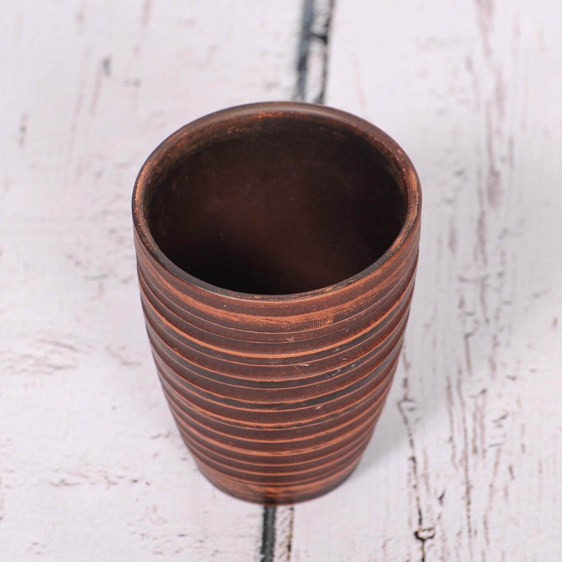 Ceramic Drinkware Set: Handmade Clay Pitcher, Clay Shot Glasses, Pottery for Kitchen Decor - clayproductsshop