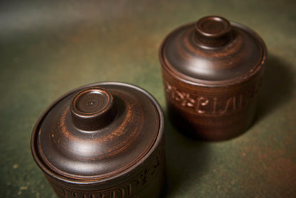 Ceramic Salt and Sugar Shakers – 600ml Handmade Kitchen Tableware Gift Set - clayproductsshop