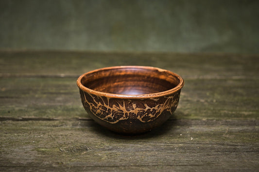 Ceramic Small Bowl – Matcha Cup, Clay Condiment Bowl & Saucer, Gift for Tea Lover - clayproductsshop