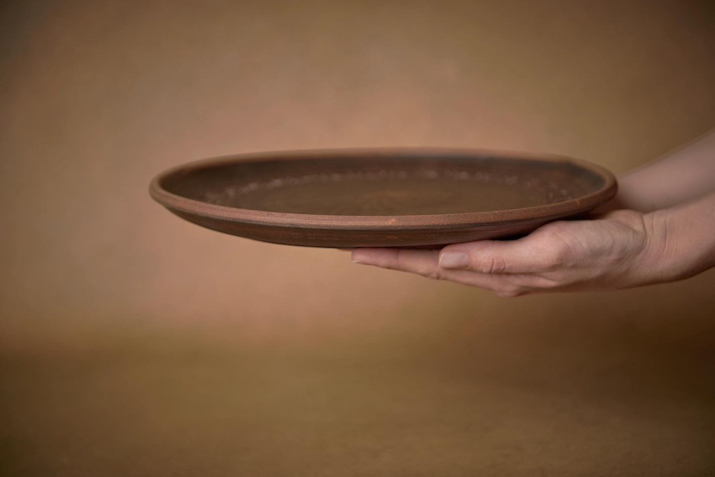 Ceramic Tray Decor Pizza Plate Handmade Dish Housewarming Gift - clayproductsshop