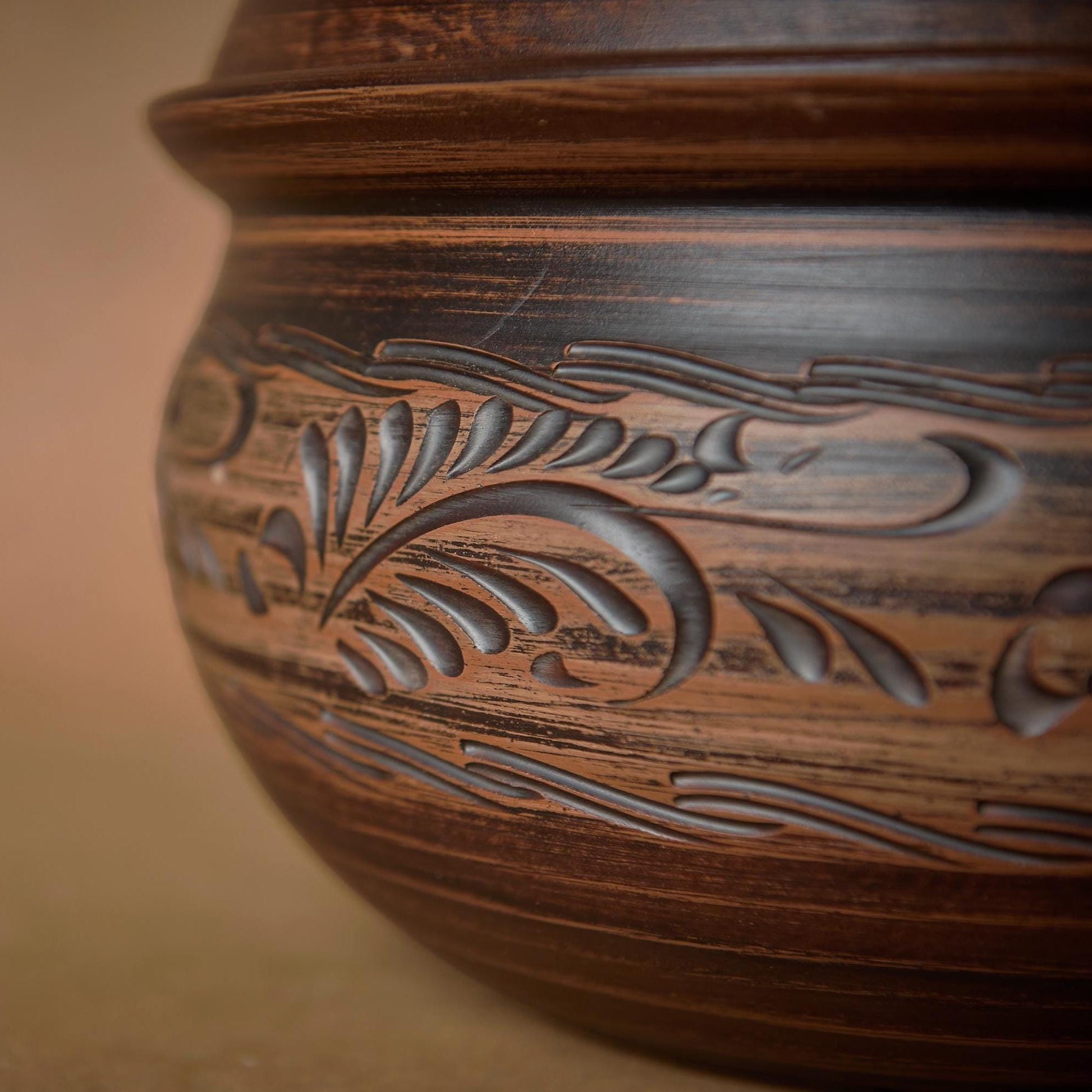 Clay Pot with Lid: Handmade Casserole, Clay Cookware for Baking and Slow Cooking - clayproductsshop