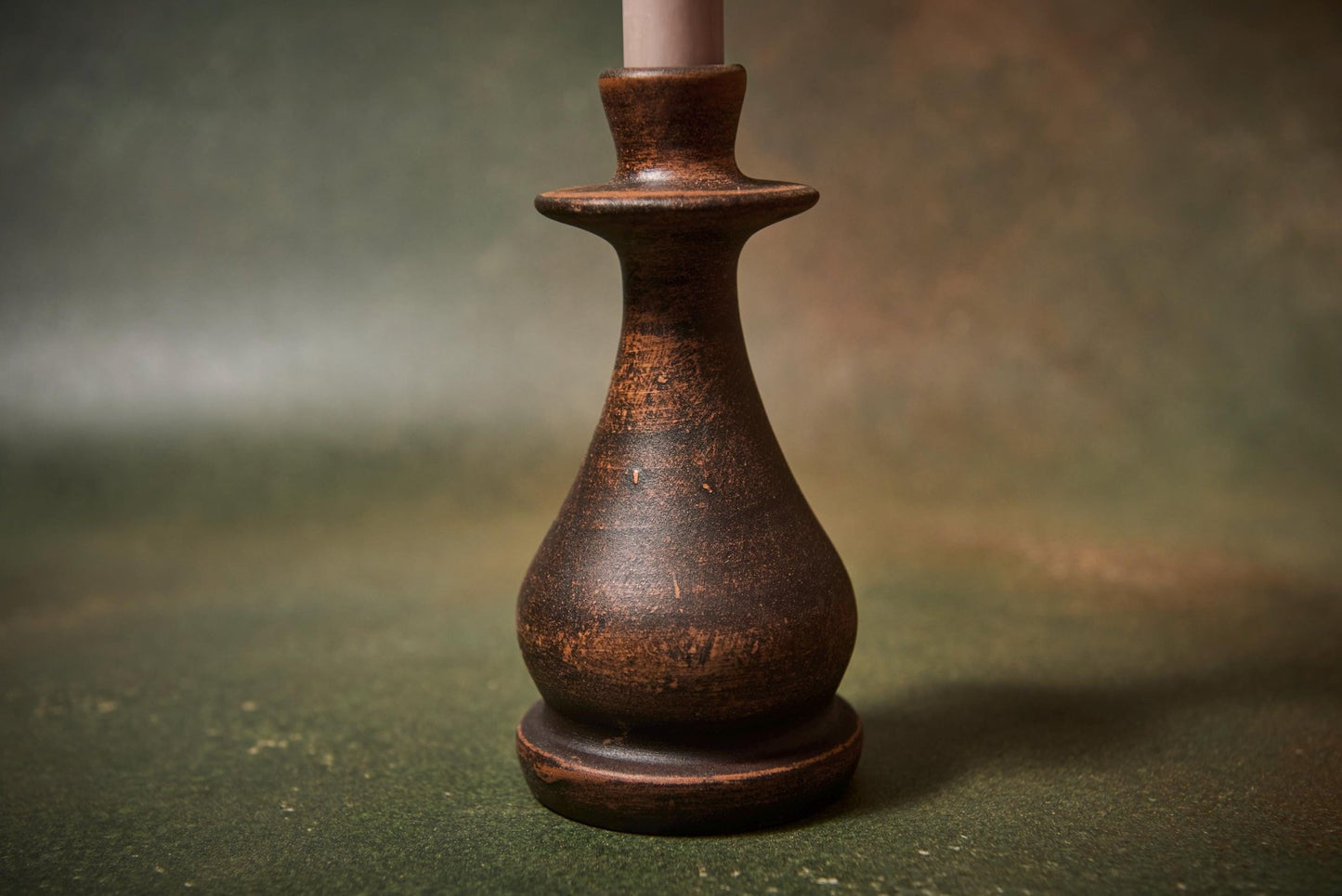Handmade Ceramic Candle Holder – Rustic Red Clay Decor, 16.5 cm - clayproductsshop