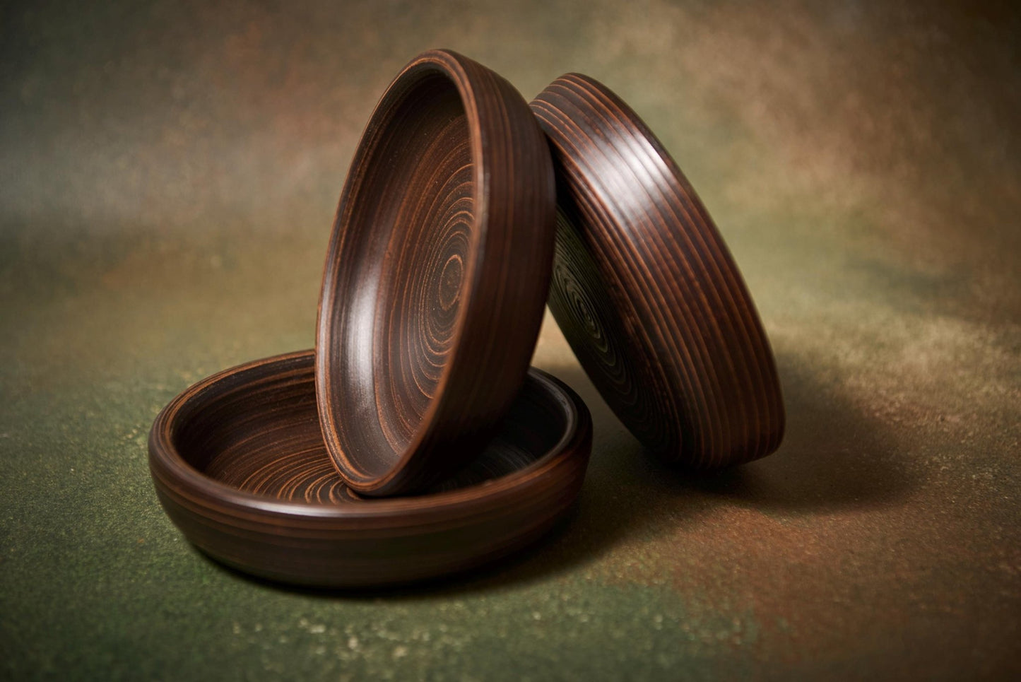 Handmade Ceramic Ketsi Bowls Set of 3 – Rustic Clay Bakeware and Serving Dishes - clayproductsshop
