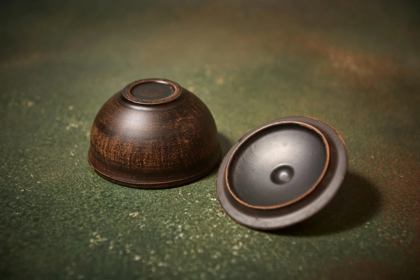 Handmade Ceramic Sauce Dish with Lid, 200ml Pottery Bowl - clayproductsshop