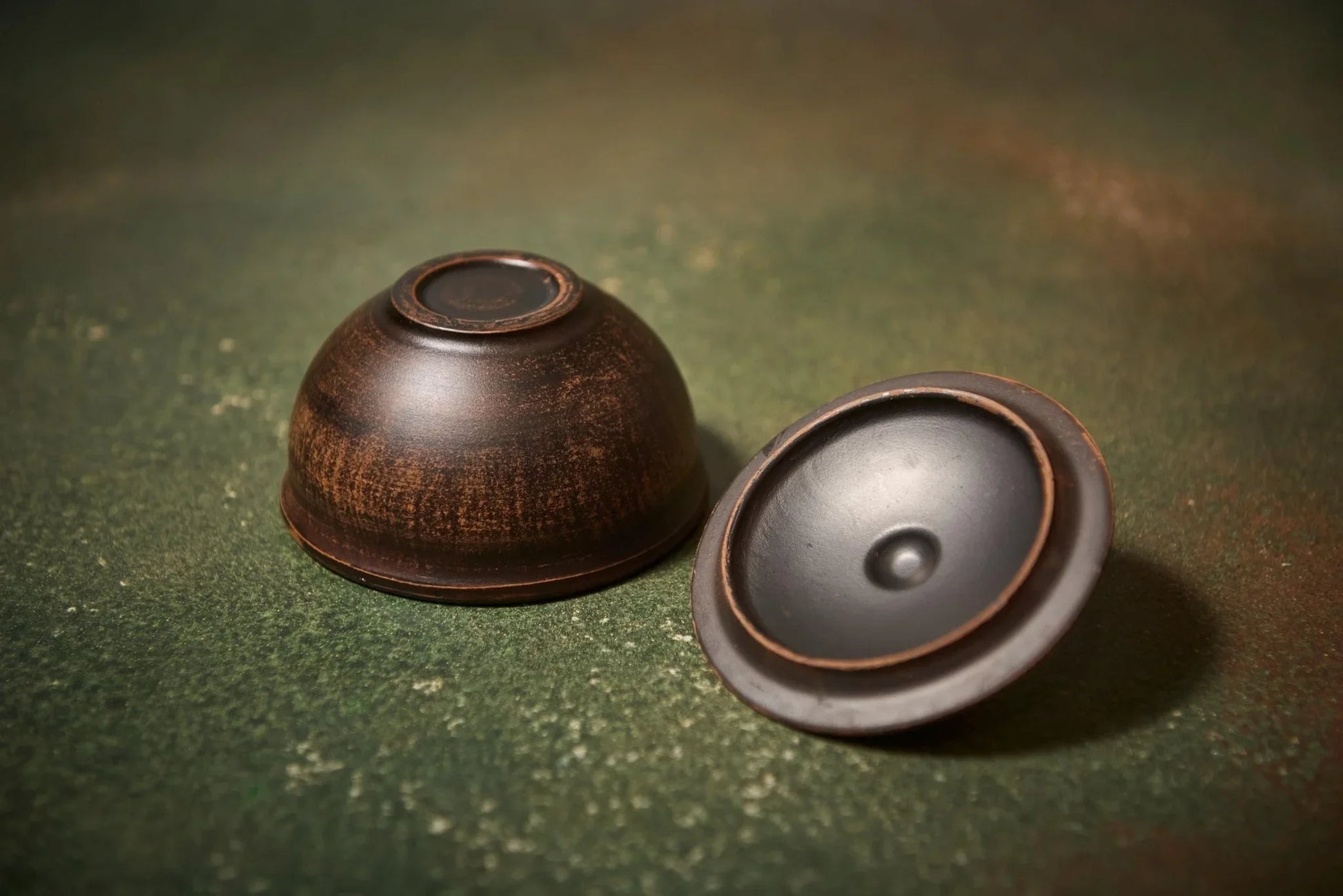 Handmade Ceramic Sauce Dish with Lid, 200ml Pottery Bowl - clayproductsshop