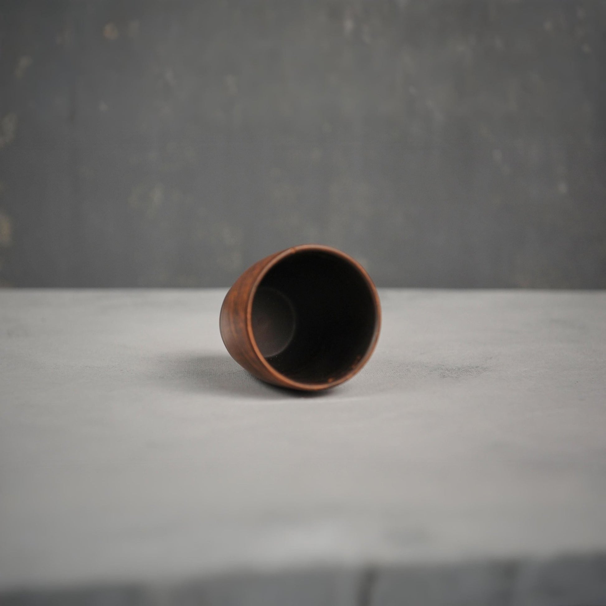 Handmade Rustic Clay Tumbler – Natural Brown Ceramic Cup, Artisan Pottery Drinkware - clayproductsshop