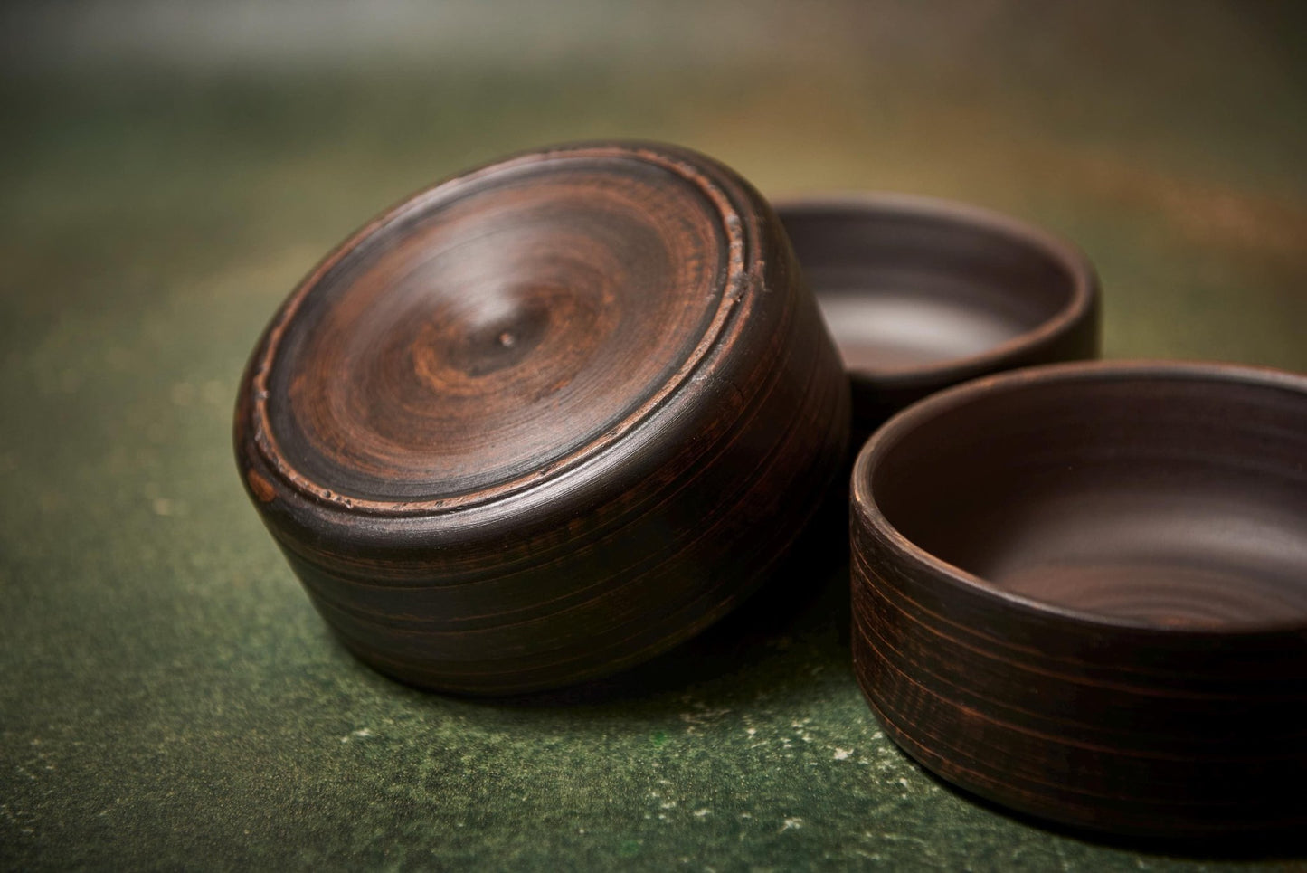 Handmade Set of 3 Red Clay Bowls – Ceramic Tableware for Serving & Decor - clayproductsshop