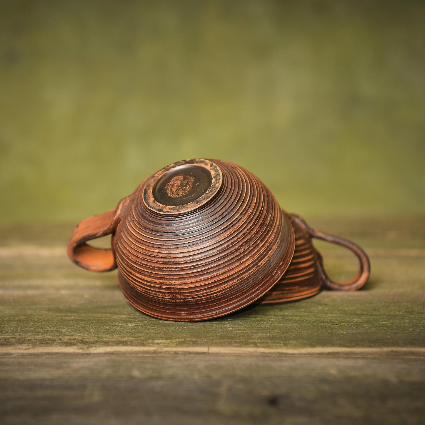 Handmade Terracotta Coffee Mug Set: Rustic Ceramic Pottery Cups - clayproductsshop