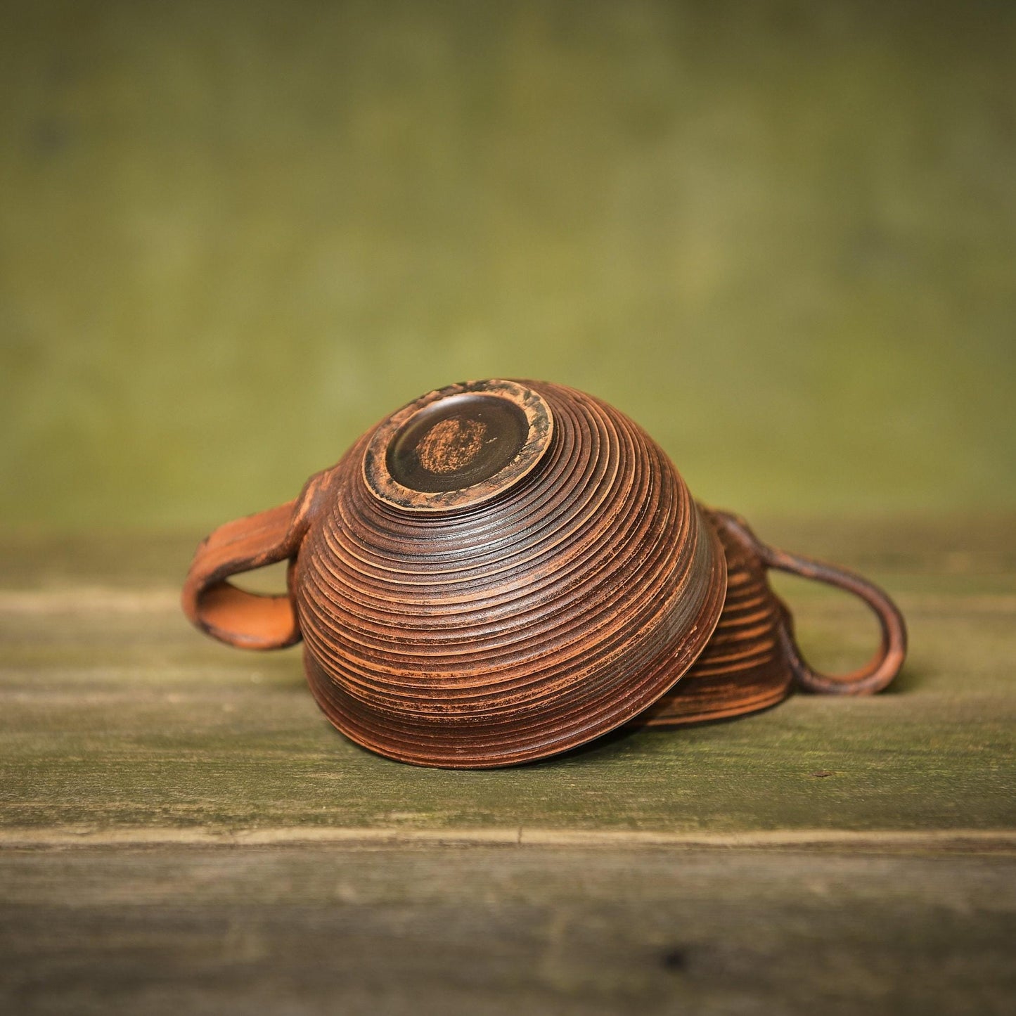Handmade Terracotta Coffee Mug Set: Rustic Ceramic Pottery Cups - clayproductsshop