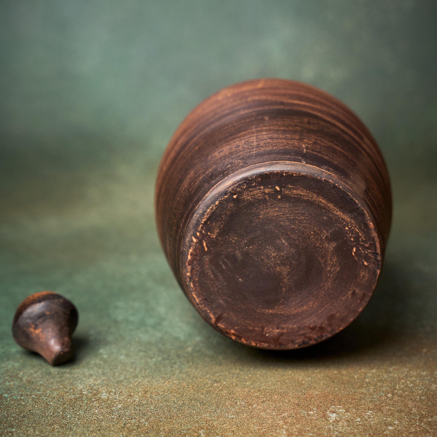Water Pitcher: Handmade Red Clay, Rustic Georgian Style, Ceramic Jug
