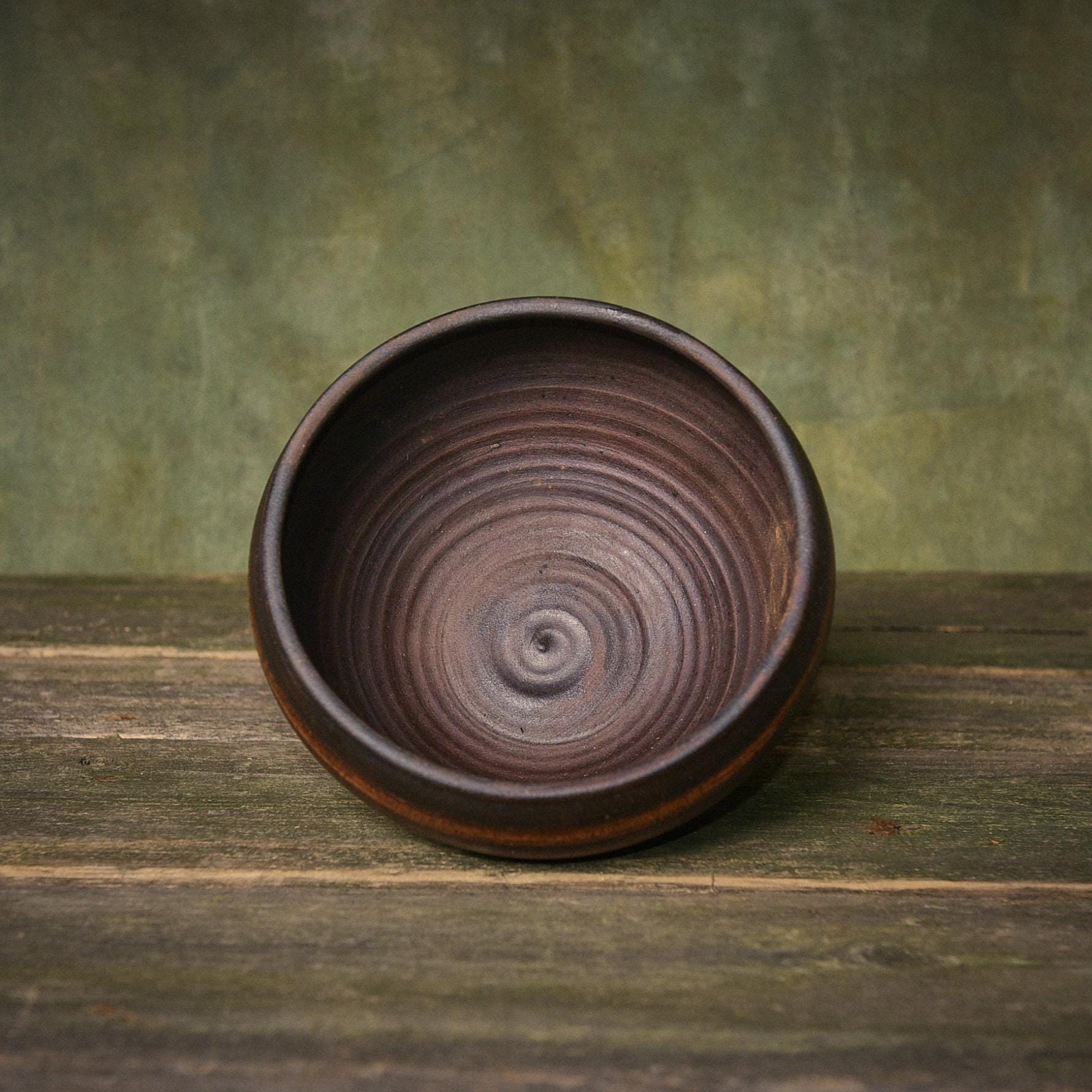 Large Handmade Ceramic Soup Bowl – Unglazed Ukrainian Pottery Dinner Dish - clayproductsshop