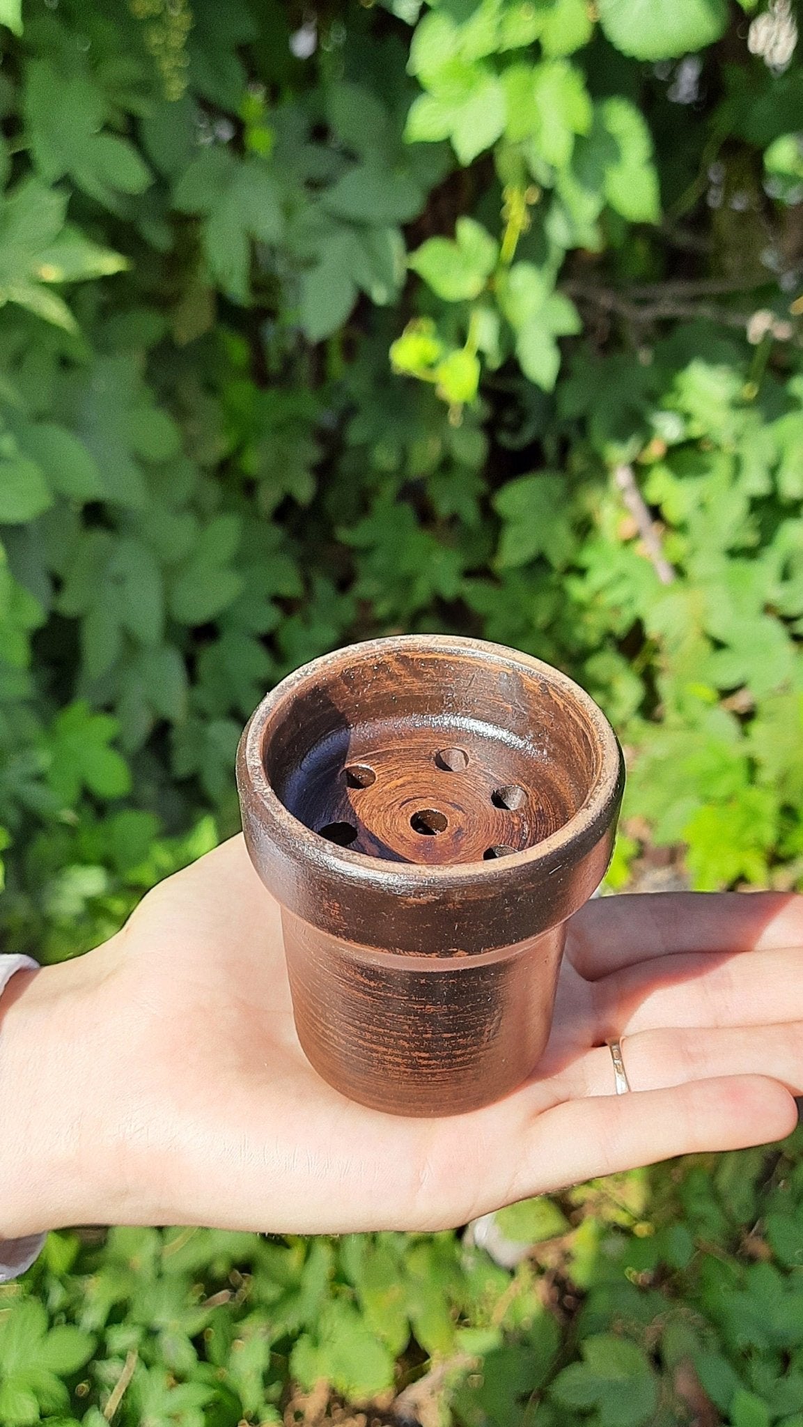 Natural Clay Hookah Bowl: Shisha Tobacco Burner - clayproductsshop