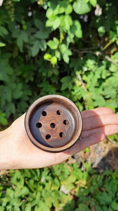 Natural Clay Hookah Bowl: Shisha Tobacco Burner - clayproductsshop