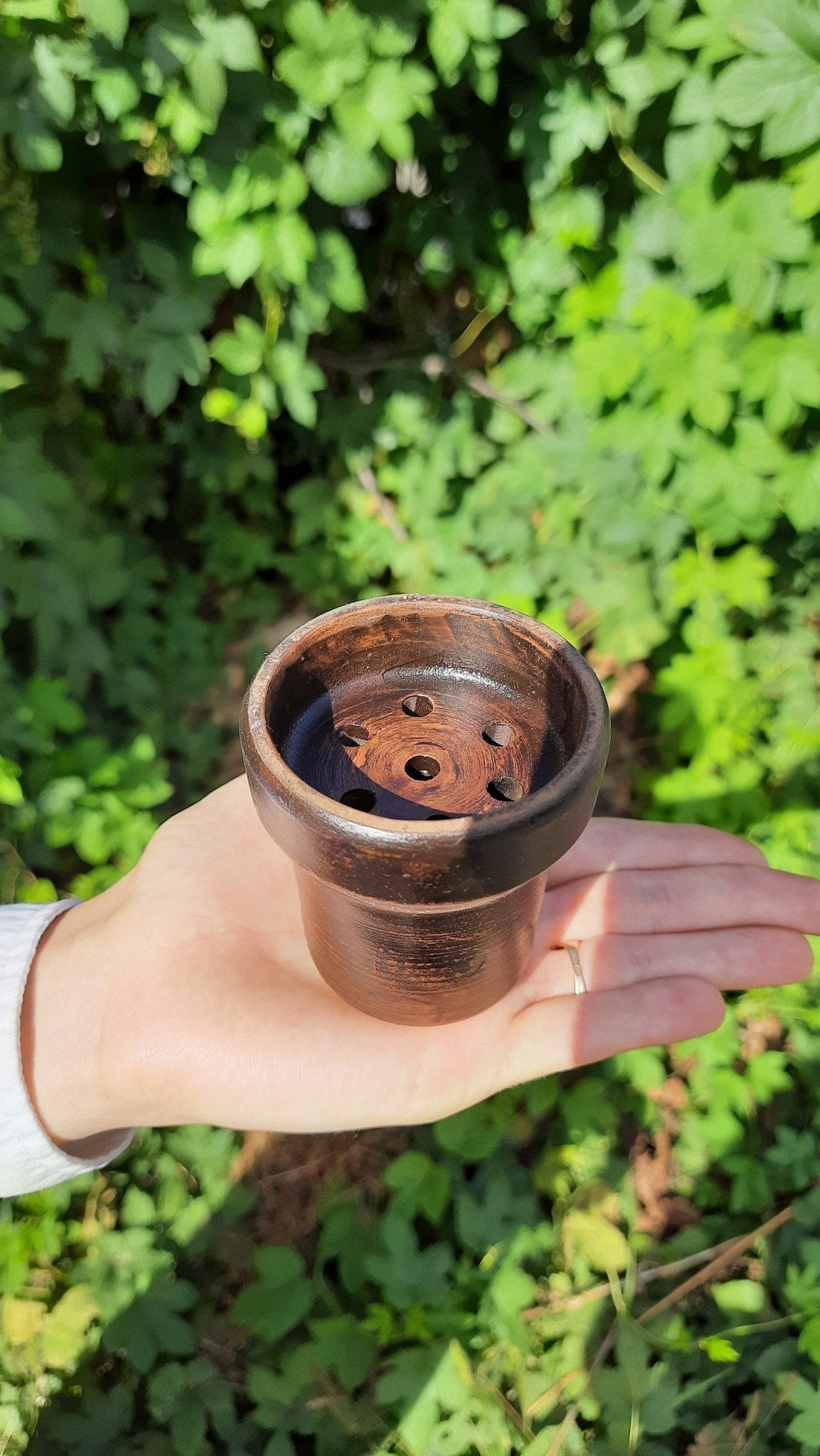 Natural Clay Hookah Bowl: Shisha Tobacco Burner - clayproductsshop