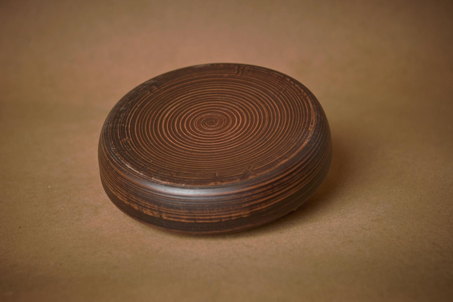Round Ceramic Baking Pan – Handcrafted Clay Plate for Pancakes & Oven Cooking - clayproductsshop